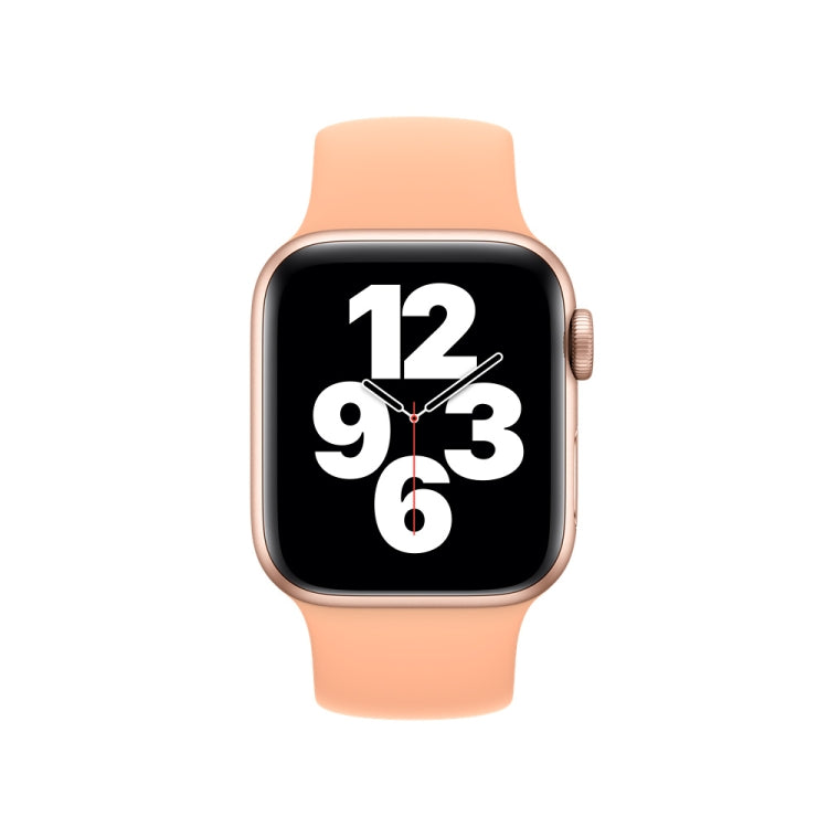 Bracelet de montre en silicone élastique de couleur unie, taille L (156 mm), compatible avec Apple Watch Series 10 42 mm / 9, 8 et 7 41 mm / SE 3, SE 2, 6, SE 5 et 4 40 mm / 3, 2 et 1 38 mm.