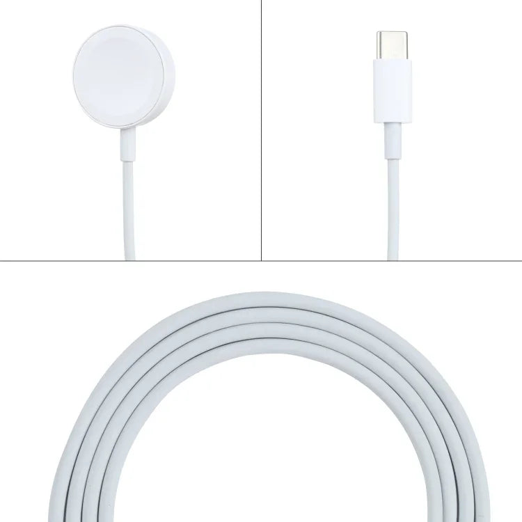 Câble de charge rapide magnétique sans fil vers USB-C pour Apple Watch
