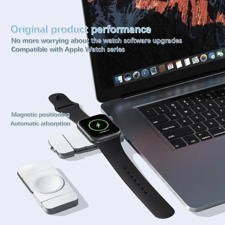 Chargeur sans fil magnétique U8 USB / Type-C Charge rapide pour Apple Watch Series, U8