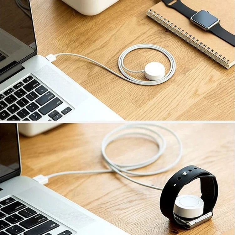 Chargeur magnétique sans fil de 2 m pour Apple Watch Series Ultra & 10 / 9 / 8 / 7 / 6 / 5 / 4 / 3 / 2, 2m