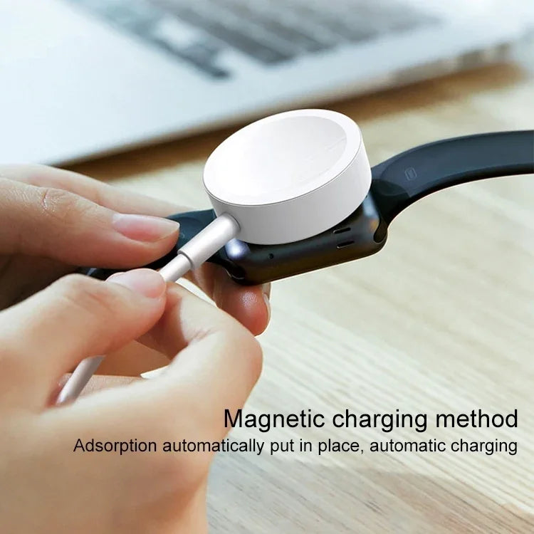 Chargeur magnétique sans fil de 3m pour Apple Watch Series Ultra & 10 / 9 / 8 / 7 / 6 / 5 / 4 / 3 / 2, 3m