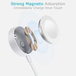 Chargeur magnétique sans fil portable universel USB-C 3m pour Apple Watch Ultra & Ultra 2 & Series 9 & 8 & 7 & 6 & 5 & 4 & 3 & 2, 3m