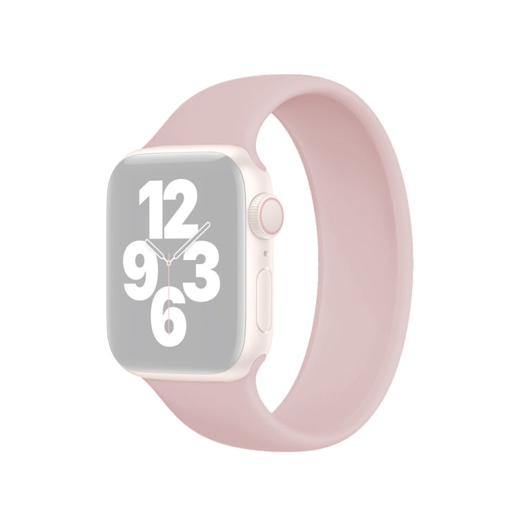 Bracelet de montre en silicone élastique de couleur unie, taille L (156 mm), pour Apple Watch Ultra 49 mm et Ultra 2 49 mm / Series 10 46 mm / 9, 8 et 7 45 mm / SE 3, SE 2, 6, SE, 5 et 4 44 mm / 3, 2 et 1 42 mm.