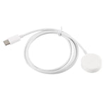 Chargeur magnétique sans fil portable universel Type-C de 1 m pour Apple Watch Ultra et Ultra 2 et Series 9 et 8 et 7 et 6 et 5 et 4 et 3 et 2, 1 m