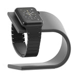 Support de chargeur en aluminium en forme de U pour Apple Watch 38 mm / 42 mm