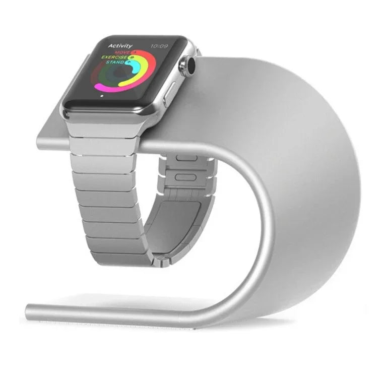 Support de chargeur en aluminium en forme de U pour Apple Watch 38 mm / 42 mm