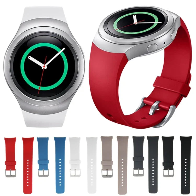 Bracelet de montre en silicone uni pour Samsung Gear S2 Sport / Gear S2