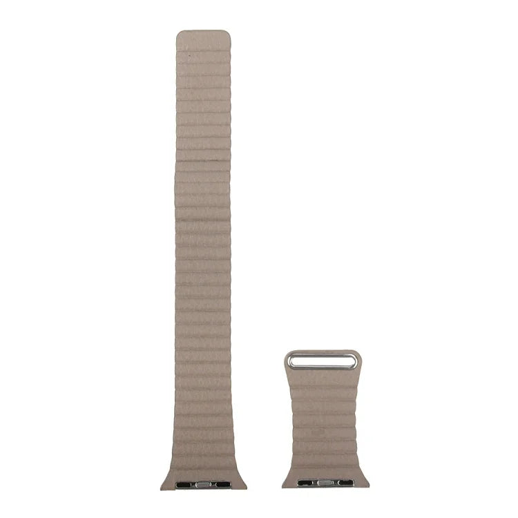 Bracelet en cuir PU avec fermoir magnétique pour Apple Watch 38 mm
