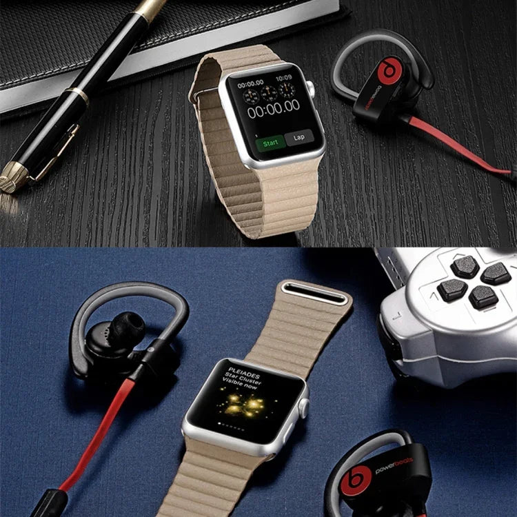Bracelet en cuir PU avec fermoir magnétique pour Apple Watch 38 mm