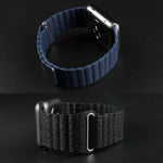Bracelet en cuir PU avec fermoir magnétique pour Apple Watch 38 mm
