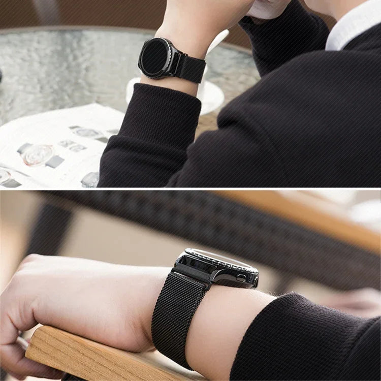 Bracelet de montre en acier inoxydable avec fermoir magnétique Watch Loop pour Samsung Gear S2 Classic / S2