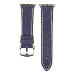 Pour Apple Watch Series 10 42mm / 9&8&7 41mm / SE 3&SE 2&6&SE&5&4 40mm / 3&2&1 38mm Bracelet de montre en cuir véritable à motif Cowboy, 38mm
