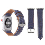 Pour Apple Watch Ultra 49mm&Watch Ultra 2 49mm / Series 10 46mm / 9&8&7 45mm / SE 3&SE 2&6&SE&5&4 44mm / 3&2&1 42mm Bracelet de montre en cuir véritable motif cowboy, 42mm