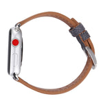 Pour Apple Watch Ultra 49mm&Watch Ultra 2 49mm / Series 10 46mm / 9&8&7 45mm / SE 3&SE 2&6&SE&5&4 44mm / 3&2&1 42mm Bracelet de montre en cuir véritable motif cowboy, 42mm