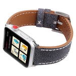 Pour Apple Watch Ultra 49mm&Watch Ultra 2 49mm / Series 10 46mm / 9&8&7 45mm / SE 3&SE 2&6&SE&5&4 44mm / 3&2&1 42mm Bracelet de montre en cuir véritable motif cowboy, 42mm