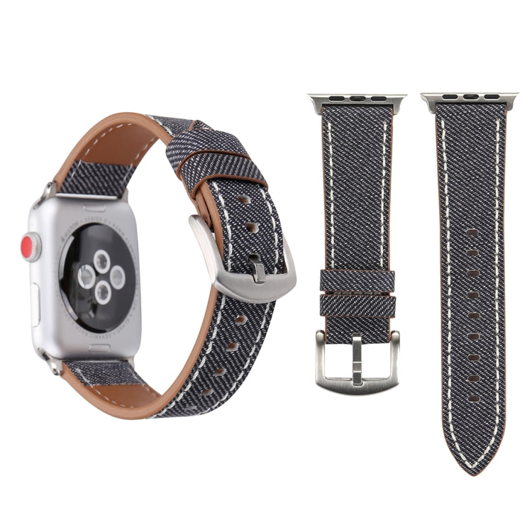 Pour Apple Watch Ultra 49mm&Watch Ultra 2 49mm / Series 10 46mm / 9&8&7 45mm / SE 3&SE 2&6&SE&5&4 44mm / 3&2&1 42mm Bracelet de montre en cuir véritable motif cowboy, 42mm