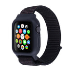 Pour Apple Watch Ultra 49mm & Watch Ultra 2 49mm / Série 10 46mm / 9&8&7 45mm / SE 3&SE 2&6&SE&5&4 44mm / 3&2&1 42mm Bracelet en nylon avec fermeture auto-agrippante, Pour Apple Watch Ultra 49mm / Série 8&7 45mm / SE 2&6&SE&5&4 44mm / 3&2&1 42mm