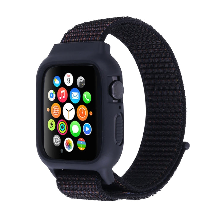 Pour Apple Watch Ultra 49mm & Watch Ultra 2 49mm / Série 10 46mm / 9&8&7 45mm / SE 3&SE 2&6&SE&5&4 44mm / 3&2&1 42mm Bracelet en nylon avec fermeture auto-agrippante, Pour Apple Watch Ultra 49mm / Série 8&7 45mm / SE 2&6&SE&5&4 44mm / 3&2&1 42mm