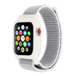 Pour Apple Watch Ultra 49mm & Watch Ultra 2 49mm / Série 10 46mm / 9&8&7 45mm / SE 3&SE 2&6&SE&5&4 44mm / 3&2&1 42mm Bracelet en nylon avec fermeture auto-agrippante, Pour Apple Watch Ultra 49mm / Série 8&7 45mm / SE 2&6&SE&5&4 44mm / 3&2&1 42mm