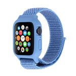 Pour Apple Watch Ultra 49mm & Watch Ultra 2 49mm / Série 10 46mm / 9&8&7 45mm / SE 3&SE 2&6&SE&5&4 44mm / 3&2&1 42mm Bracelet en nylon avec fermeture auto-agrippante, Pour Apple Watch Ultra 49mm / Série 8&7 45mm / SE 2&6&SE&5&4 44mm / 3&2&1 42mm