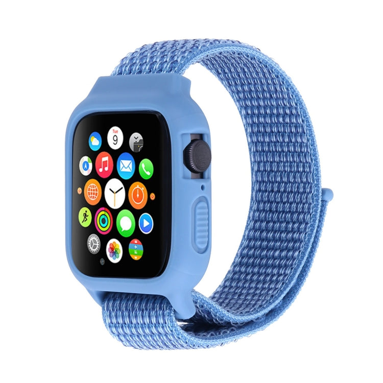 Pour Apple Watch Ultra 49mm & Watch Ultra 2 49mm / Série 10 46mm / 9&8&7 45mm / SE 3&SE 2&6&SE&5&4 44mm / 3&2&1 42mm Bracelet en nylon avec fermeture auto-agrippante, Pour Apple Watch Ultra 49mm / Série 8&7 45mm / SE 2&6&SE&5&4 44mm / 3&2&1 42mm