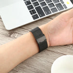 Bracelet en acier inoxydable pour Apple Watch Series 3 & 2 & 1 38 mm, pour Apple Watch 38 mm