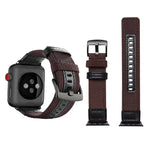 Bracelet de montre en nylon style Jeep avec boucle en acier inoxydable pour Apple Watch Series 3 et 2 et 1 42mm, 42mm
