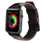 Bracelet de montre en nylon style Jeep avec boucle en acier inoxydable pour Apple Watch Series 3 et 2 et 1 42mm, 42mm