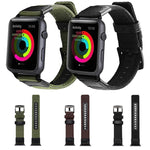 Bracelet de montre en nylon style Jeep avec boucle en acier inoxydable pour Apple Watch Series 3 et 2 et 1 42mm, 42mm
