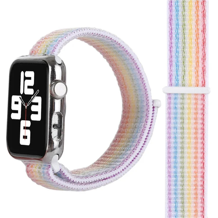Bracelet de montre en nylon Magic Paste pour Apple Watch Series 3 & 2 & 1 38mm, pour Series 3 & 2 & 1 38mm