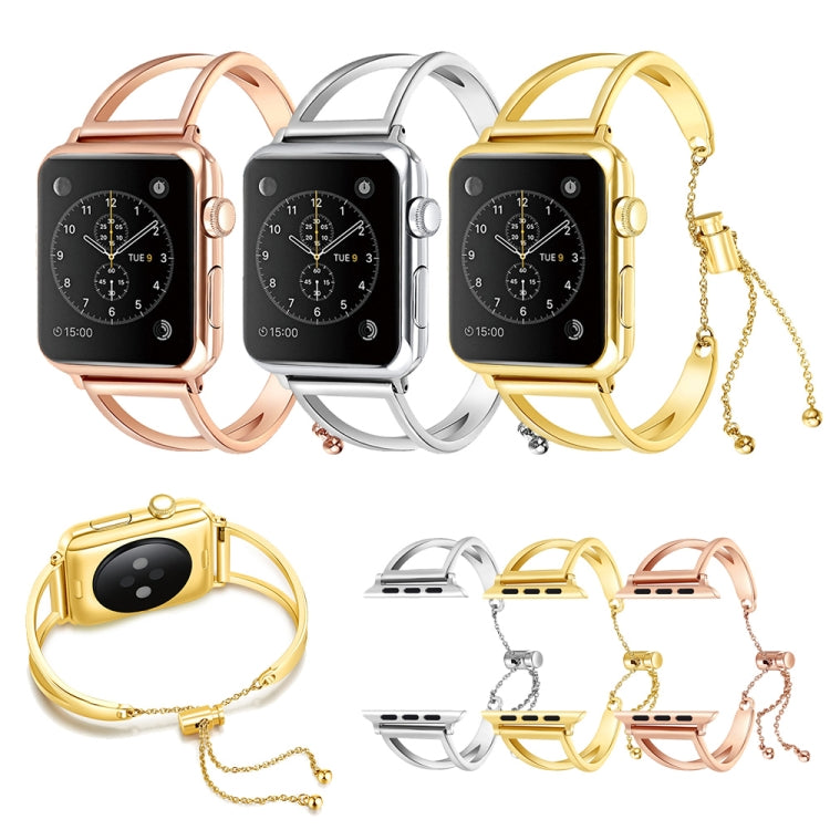 Bracelet de montre en métal en forme de V avec boucle en acier inoxydable pour Apple Watch Ultra 49 mm et Watch Ultra 2 49 mm / Series 10 46 mm / 9&8&7 45 mm / SE 3&SE 2&6&SE&5&4 44 mm / 3&2&1 42 mm, 7 45 mm / 6&SE&5&4 44 mm / 3&2&1 42 mm