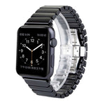Pour Apple Watch Ultra 49 mm et Watch Ultra 2 49 mm / Series 10 46 mm / 9&8&7 45 mm / SE 3&SE 2&6&SE&5&4 44 mm / 3&2&1 42 mm Bracelet de montre délicat en céramique, 42 mm