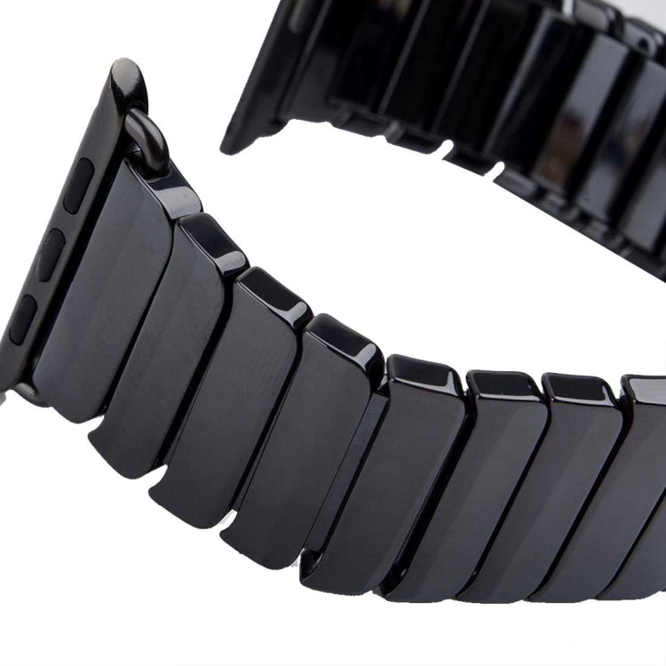 Pour Apple Watch Ultra 49 mm et Watch Ultra 2 49 mm / Series 10 46 mm / 9&8&7 45 mm / SE 3&SE 2&6&SE&5&4 44 mm / 3&2&1 42 mm Bracelet de montre délicat en céramique, 42 mm