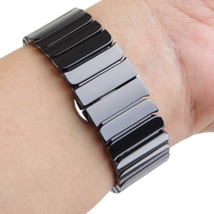 Pour Apple Watch Ultra 49 mm et Watch Ultra 2 49 mm / Series 10 46 mm / 9&8&7 45 mm / SE 3&SE 2&6&SE&5&4 44 mm / 3&2&1 42 mm Bracelet de montre délicat en céramique, 42 mm