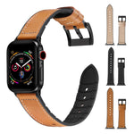 Bracelet de montre en TPU couleur unie + acier inoxydable pour Apple Watch Series 7 45 mm / 6 & SE & 5 & 4 44 mm / 3 & 2 & 1 42 mm, 44 mm