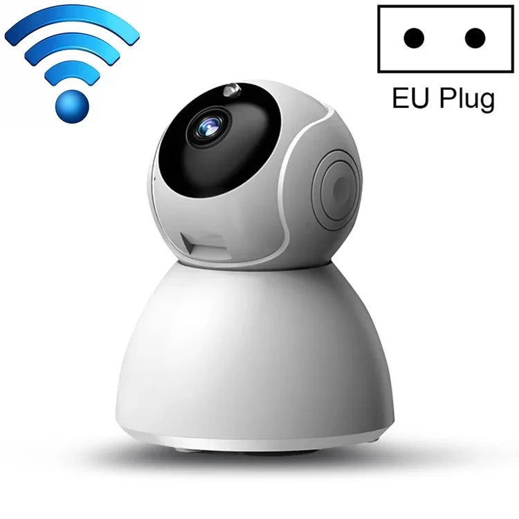 Caméra IP sans fil HD 720P 1.0 MP, supporte la vision nocturne infrarouge / la détection de mouvement / le contrôle via application, prise UE, 720P