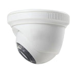 Waterproof AHD camera with night vision showcasing a dome design and infrared capabilities.