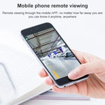 Caméra intelligente panoramique WiFi 360 degrés QX2 1080P HD, vision diurne et nocturne en couleur, étanche IP66, compatible détection de mouvement / audio bidirectionnel / carte TF, prise américaine, version WiFi