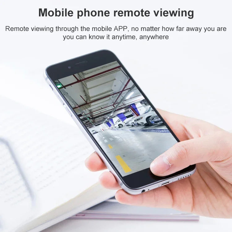 Caméra intelligente panoramique WiFi 360 degrés QX2 1080P HD, vision diurne et nocturne en couleur, étanche IP66, compatible détection de mouvement / audio bidirectionnel / carte TF, prise américaine, version WiFi