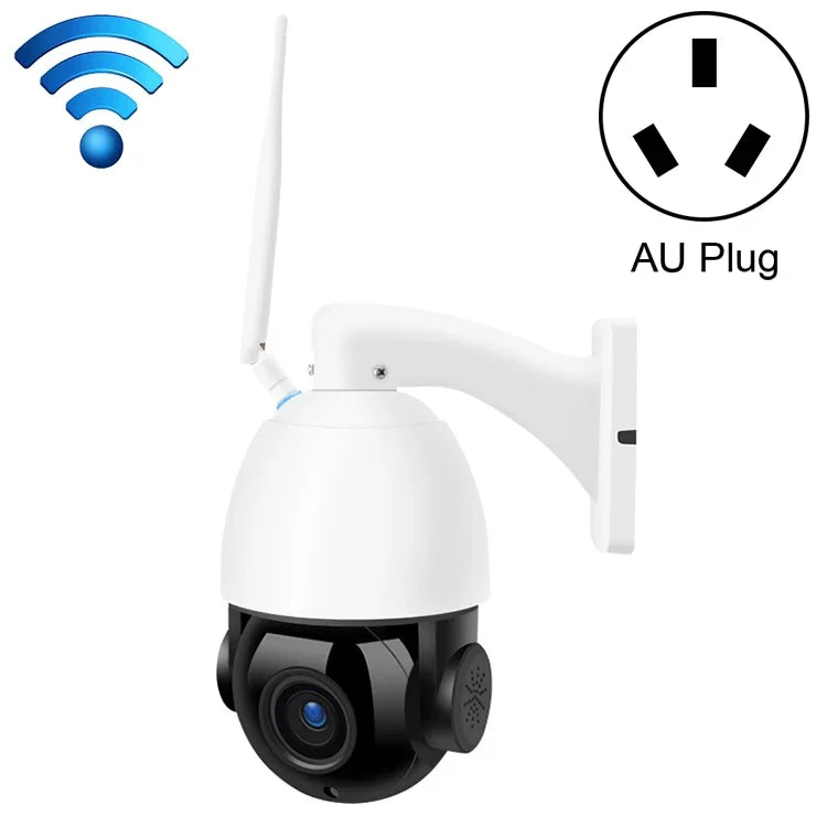 Caméra dôme intelligente WiFi sans fil QX5 2,0 millions de pixels 1080P HD avec zoom 20X, prend en charge la vision nocturne infrarouge / la détection de mouvement / l'interphone vocal / la carte TF, prise AU, version WiFi