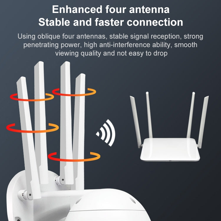 Caméra de surveillance dôme extérieure QX38 WiFi 1080P haute définition, prend en charge la vision nocturne, la voix bidirectionnelle et la détection de mouvement, QX38