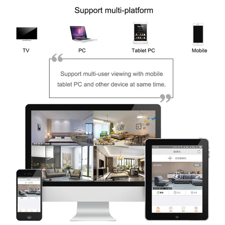 CAMSOY C9 HD 1280 x 720P Caméra de surveillance intelligente portable WiFi sans fil grand angle 70 degrés, prend en charge la vision nocturne infrarouge, la détection de mouvement, l'enregistrement en boucle et la capture programmée, C9