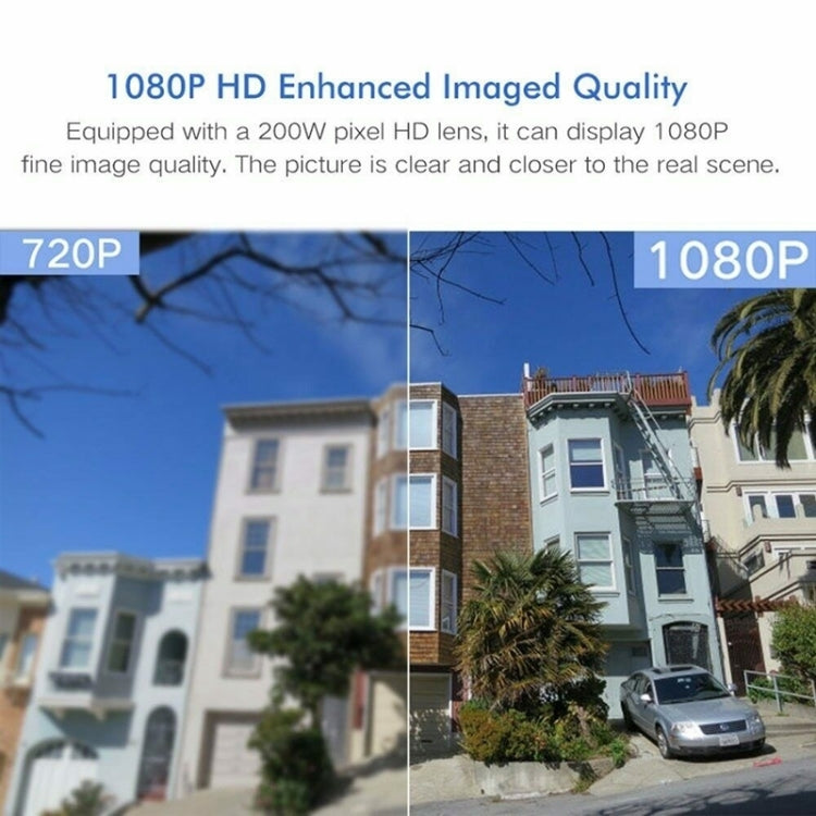 Caméra de surveillance sans fil HD PTZ, caméra dôme de sécurité domestique extérieure étanche IP66, supporte la vision nocturne, la détection de mouvement et la carte TF, prise US, 2,0 MP