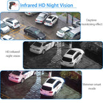 Caméra de surveillance sans fil HD PTZ, caméra dôme de sécurité domestique extérieure étanche IP66, supporte la vision nocturne, la détection de mouvement et la carte TF, prise US, 2,0 MP