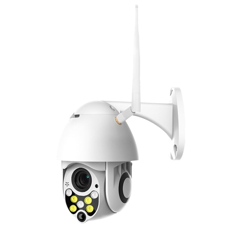Caméra de surveillance sans fil HD PTZ, caméra dôme de sécurité domestique extérieure étanche IP66, supporte la vision nocturne, la détection de mouvement et la carte TF, prise US, 2,0 MP