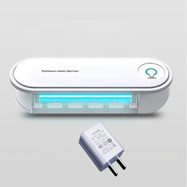 Sèche-stérilisateur de brosse à dents rechargeable, support mural de brosse à dents pour salle de bain, avec prise américaine, rechargeable