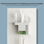 Sèche-stérilisateur de brosse à dents rechargeable, support mural de brosse à dents pour salle de bain, avec prise américaine, rechargeable