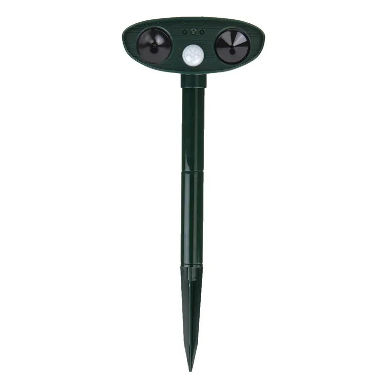 Répulsif animalier puissant ultrasonique solaire avec capteur PIR et capteur de lumière, RC-511