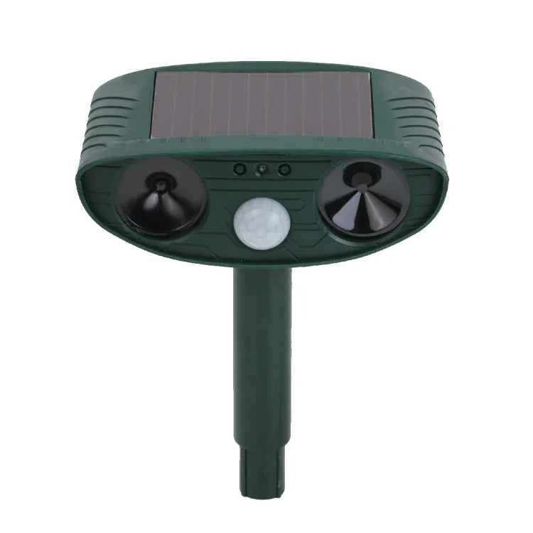 Répulsif animalier puissant ultrasonique solaire avec capteur PIR et capteur de lumière, RC-511