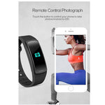Traqueur d'activité SMA-B3 écran 0,96 pouce Bracelet intelligent Bluetooth, étanchéité IP67, suivi d'activité / moniteur de fréquence cardiaque / tensiomètre / déclenchement à distance, SMA-B3/Orange, SMA-B3/Vert, SMA-B3/Bleu, SMA-B3/Noir